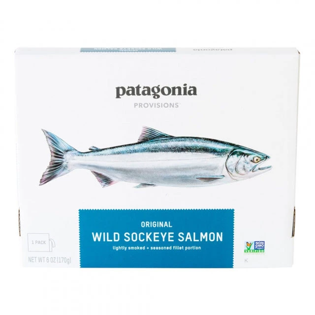 Patagonia Provisions Wild Sockeye Salmon, Original 6 Oz 1 Patagonia Provisions Wild Sockeye Salmon, Original 6 Oz