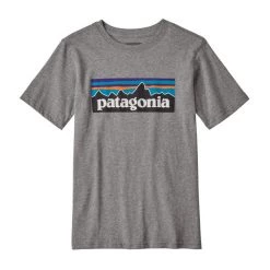 Patagonia Kids Boys' P-6 Logo Organic T-Shirt