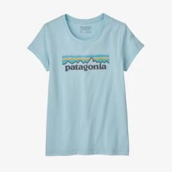 Patagonia Girls' Pastel P-6 Logo Organic T-Shirt Kids
