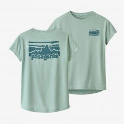 Blue Mountain Outfitters LLC Kids Patagonia Girls' Capilene Cool Daily Graphic T-Shirt