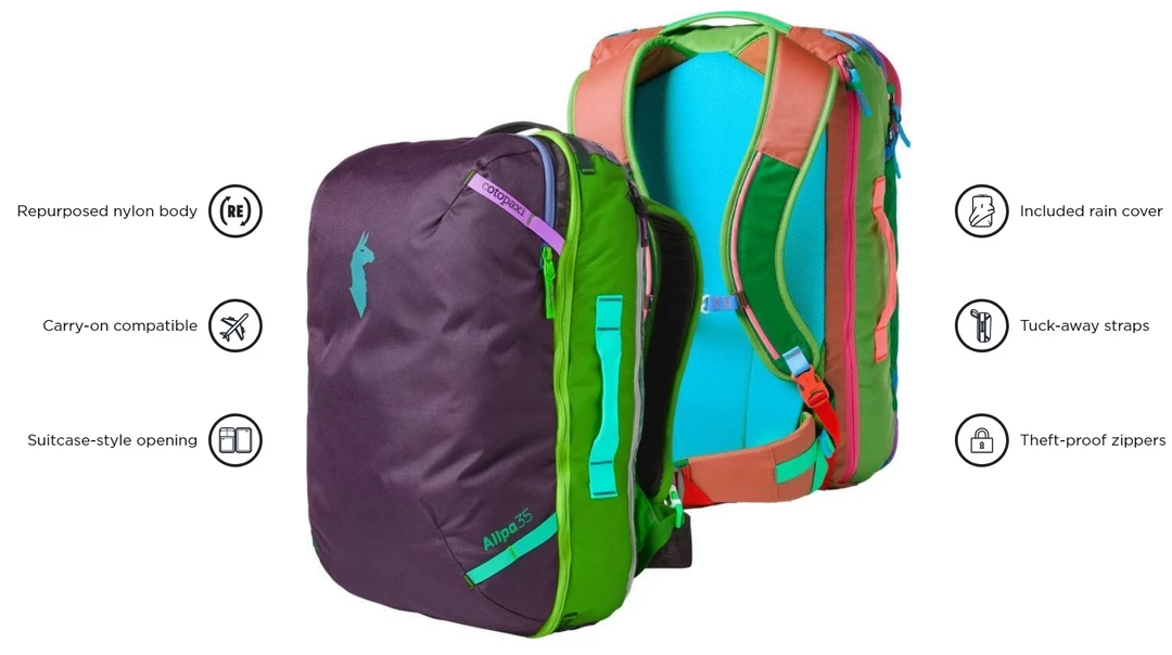 Cotopaxi Allpa "Del Día" 35L Travel Pack 1 Cotopaxi Allpa "Del Día" 35L Travel Pack